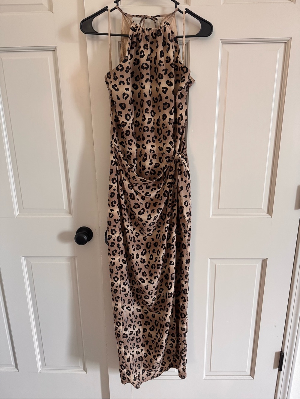 Vintage August Hale 100% silk wrap dress size 4